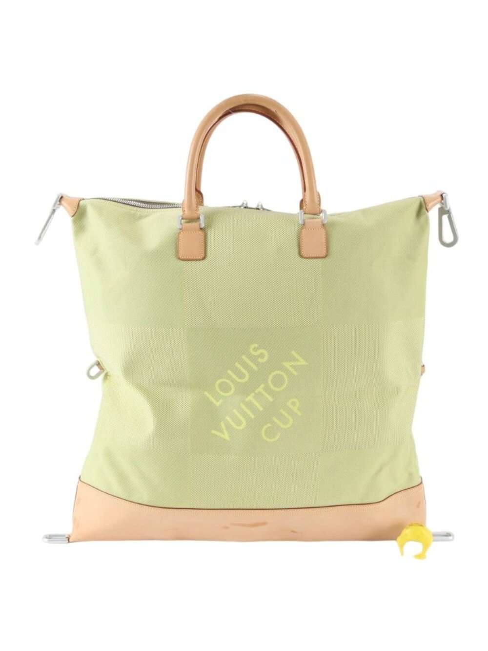 Louis Vuitton Damier Jean LV Cup American Cube Leather Tote
